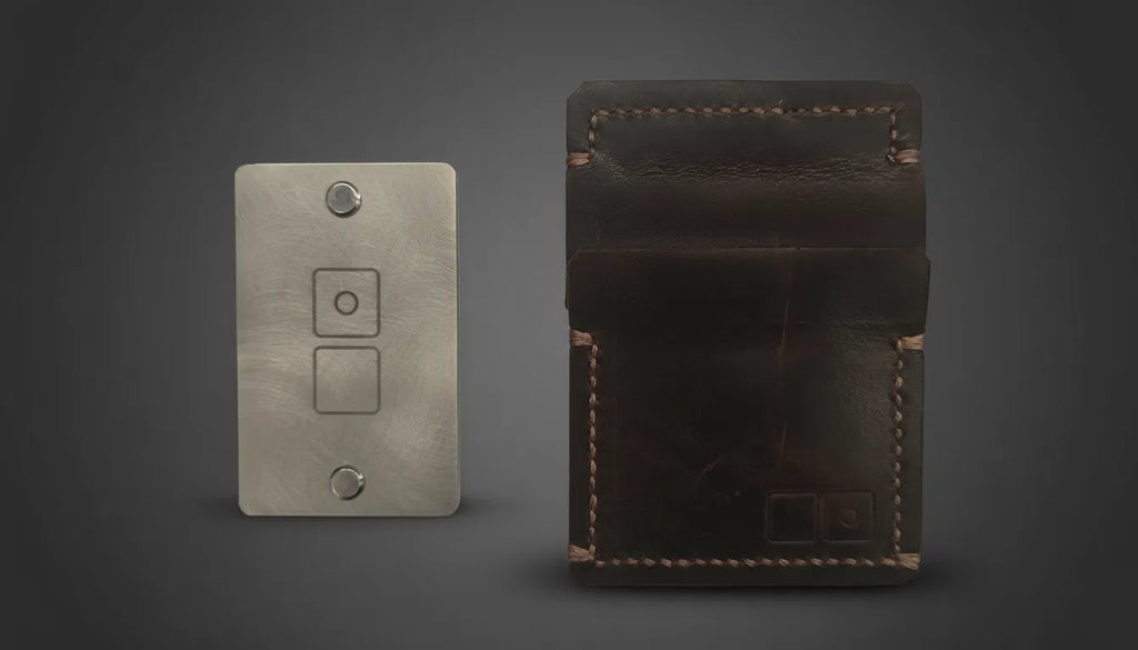 ZERONE leather wallet included in the Discreet Carry Bundle