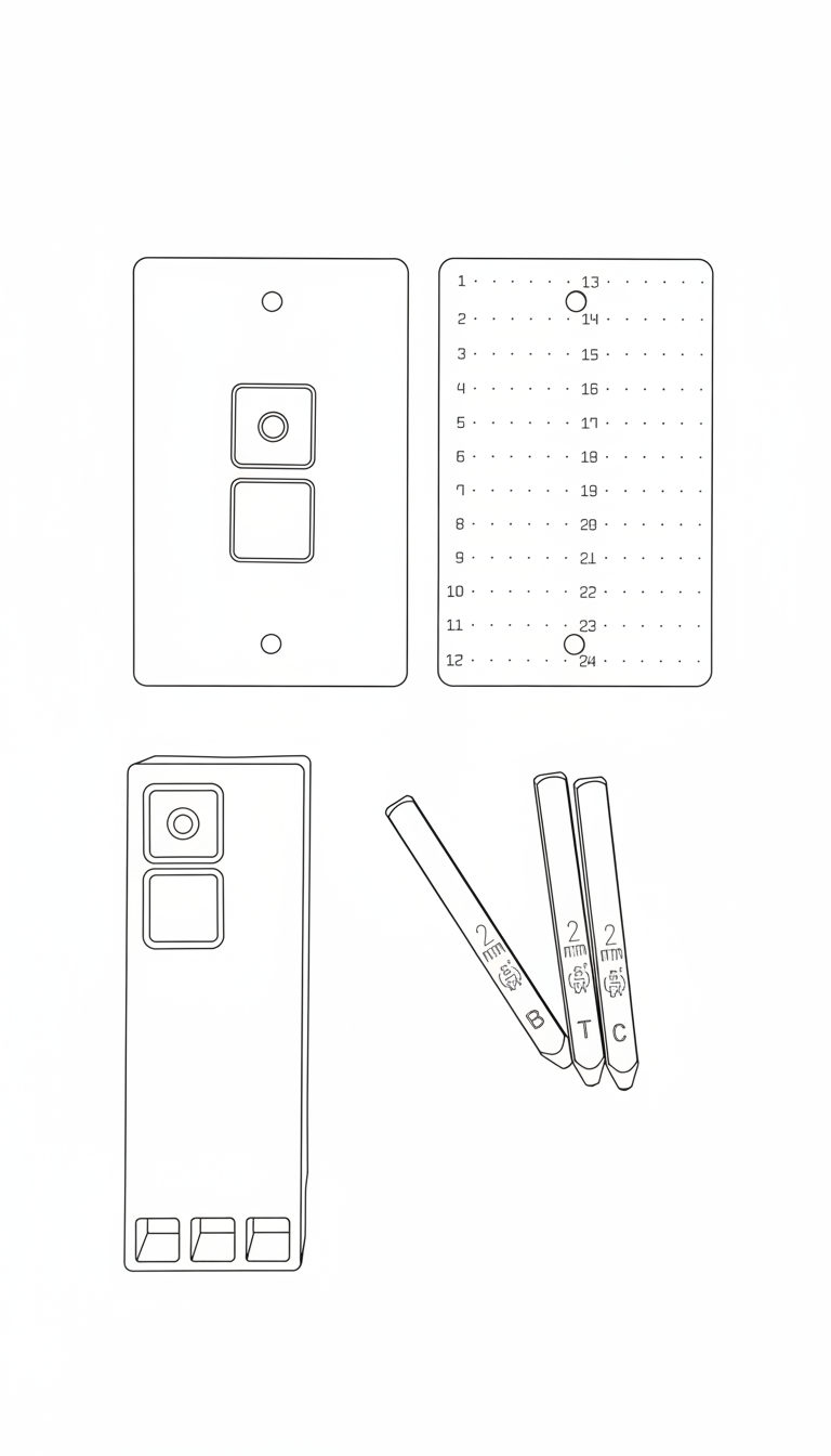 The ZERONE Core Stamp Bundle - Metal stamping set for seed phrase storage