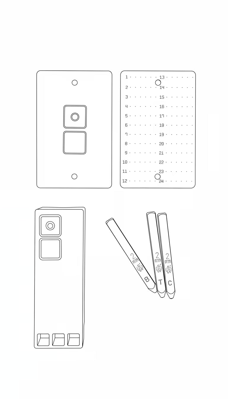 The ZERONE Core Stamp Bundle - Metal stamping set for seed phrase storage