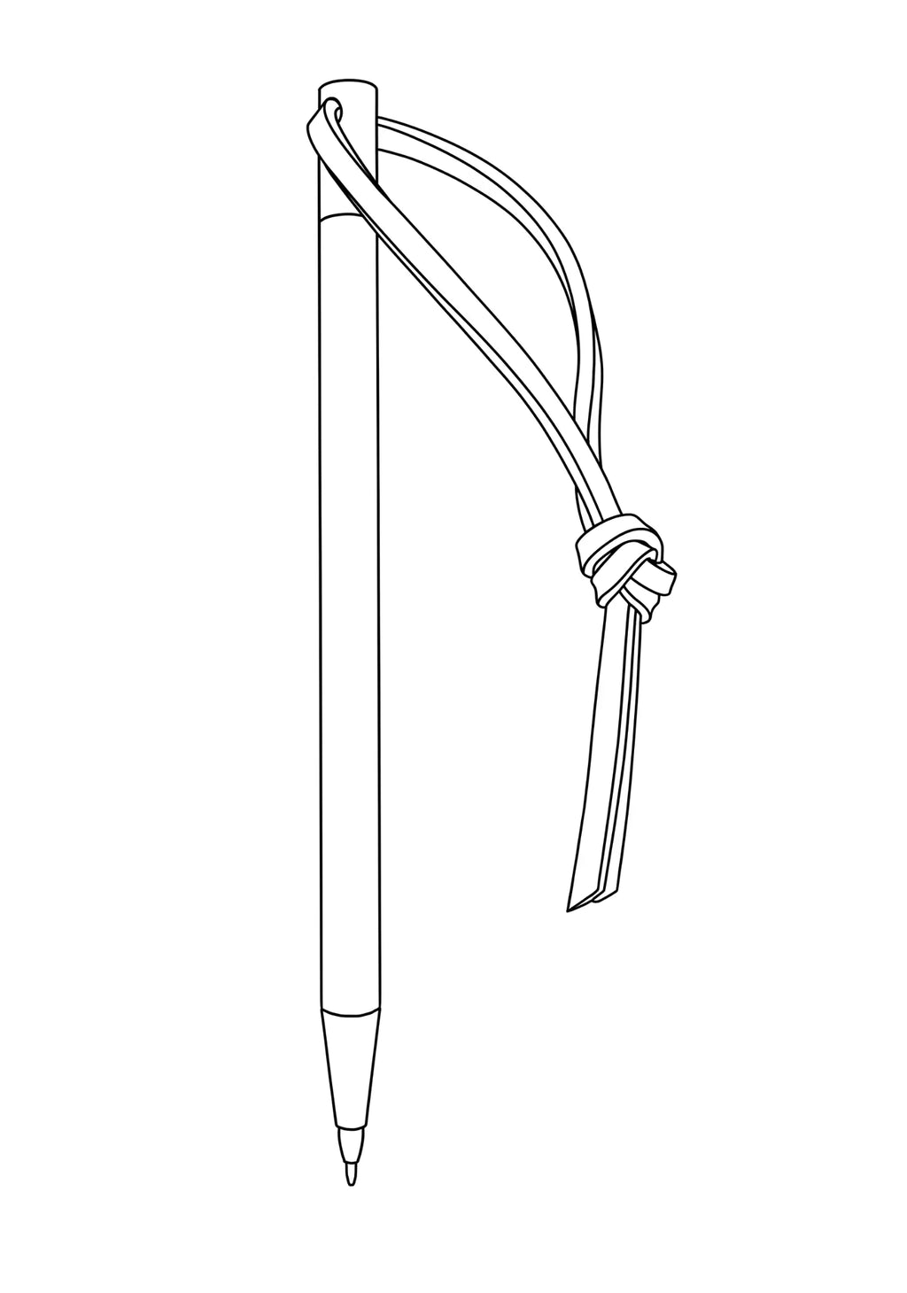 ZERONE Titanium Scribe with lanyard – main view
