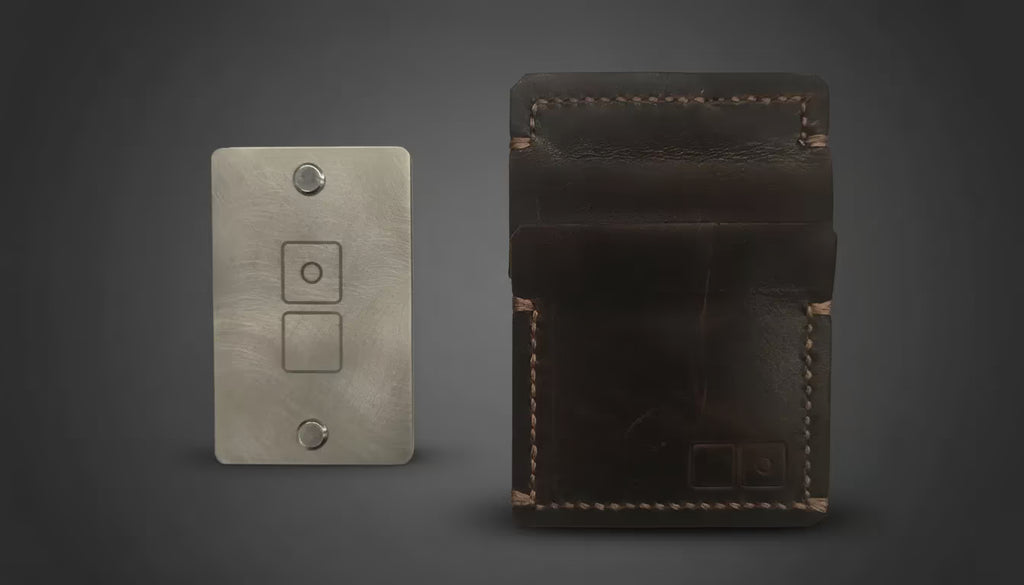 ZERONE leather wallet included in the Discreet Carry Bundle