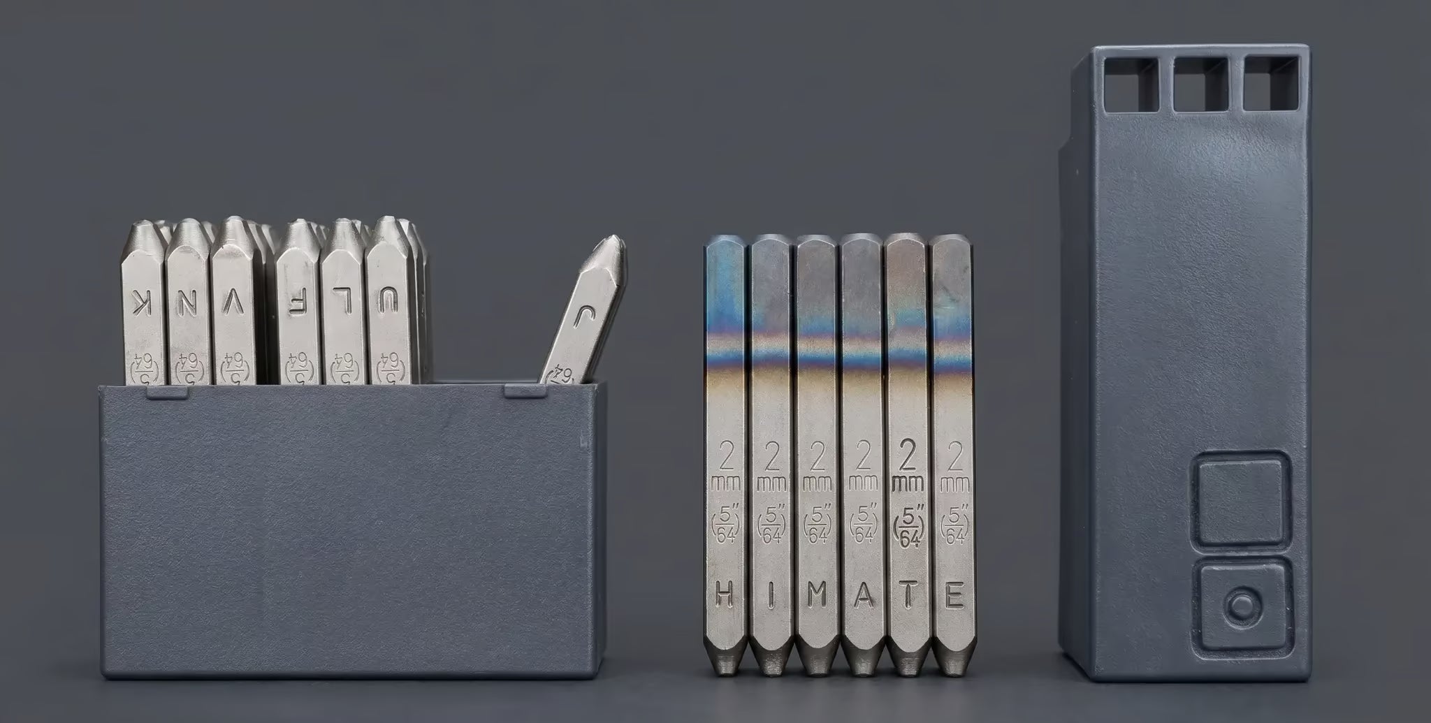 ZERONE 2mm stamp punch set – high resolution detail