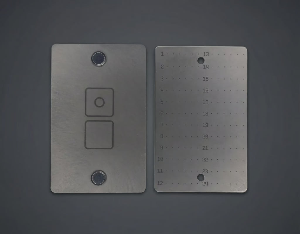 ZERONE titanium plates included in the Armoury Bundle