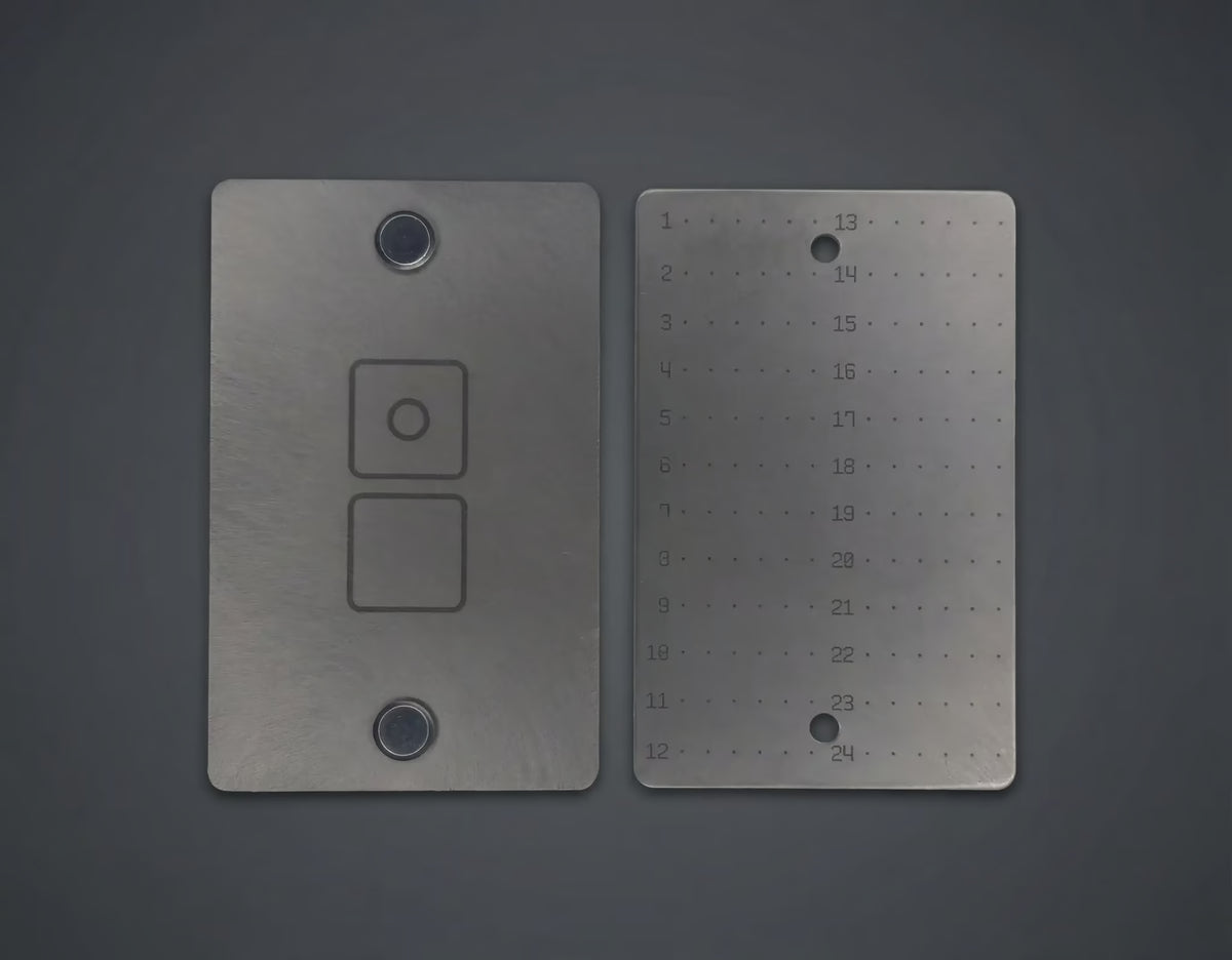 ZERONE titanium plates included in the Armoury Bundle